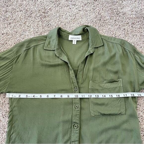 Cloth & Stone Roll-Tab Boxy Buttondown Shirt - Picture 12 of 16